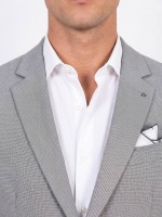 Fato de micro padr�o slim fit