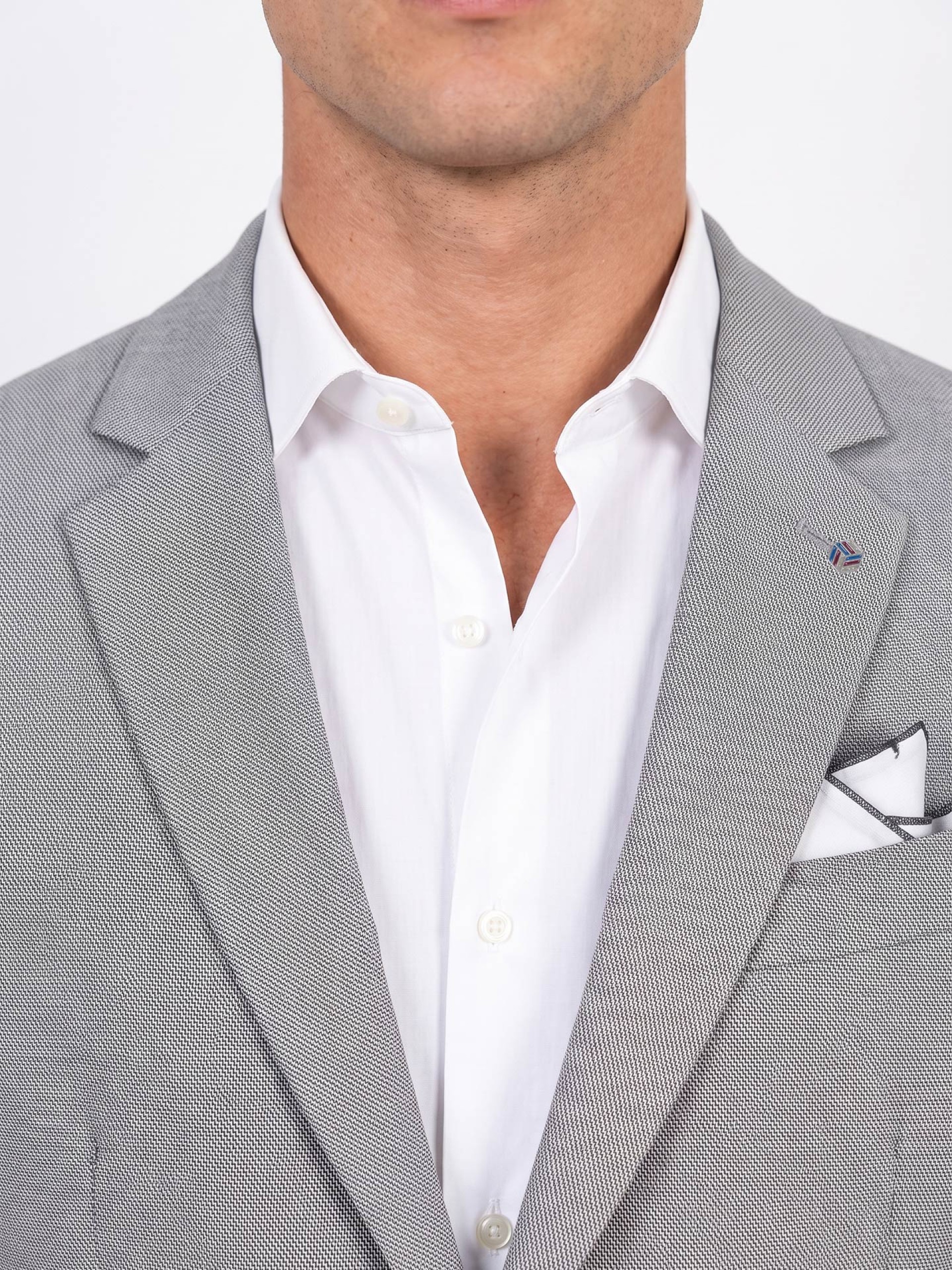 Traje Slim Fit con microestampado