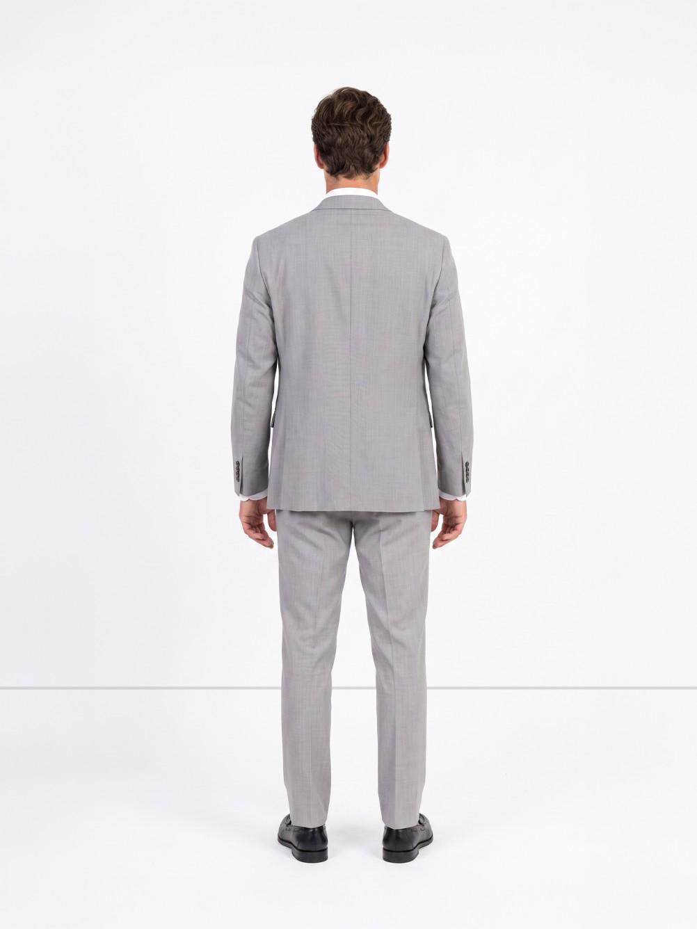 Fato de micro padr�o slim fit