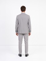 Fato de micro padr�o slim fit
