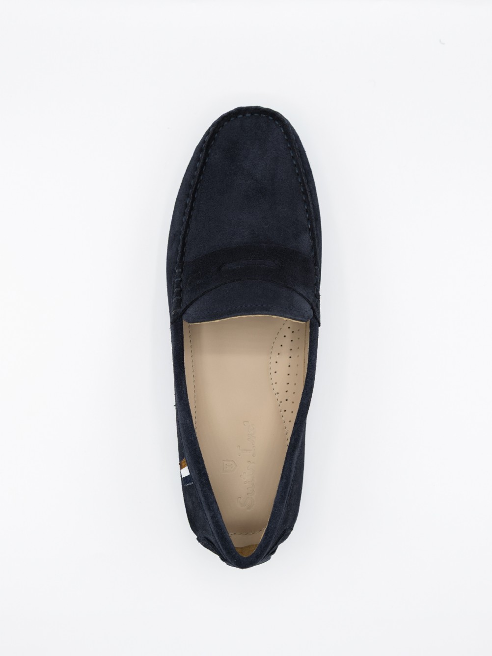 Mocassin casual de pele
