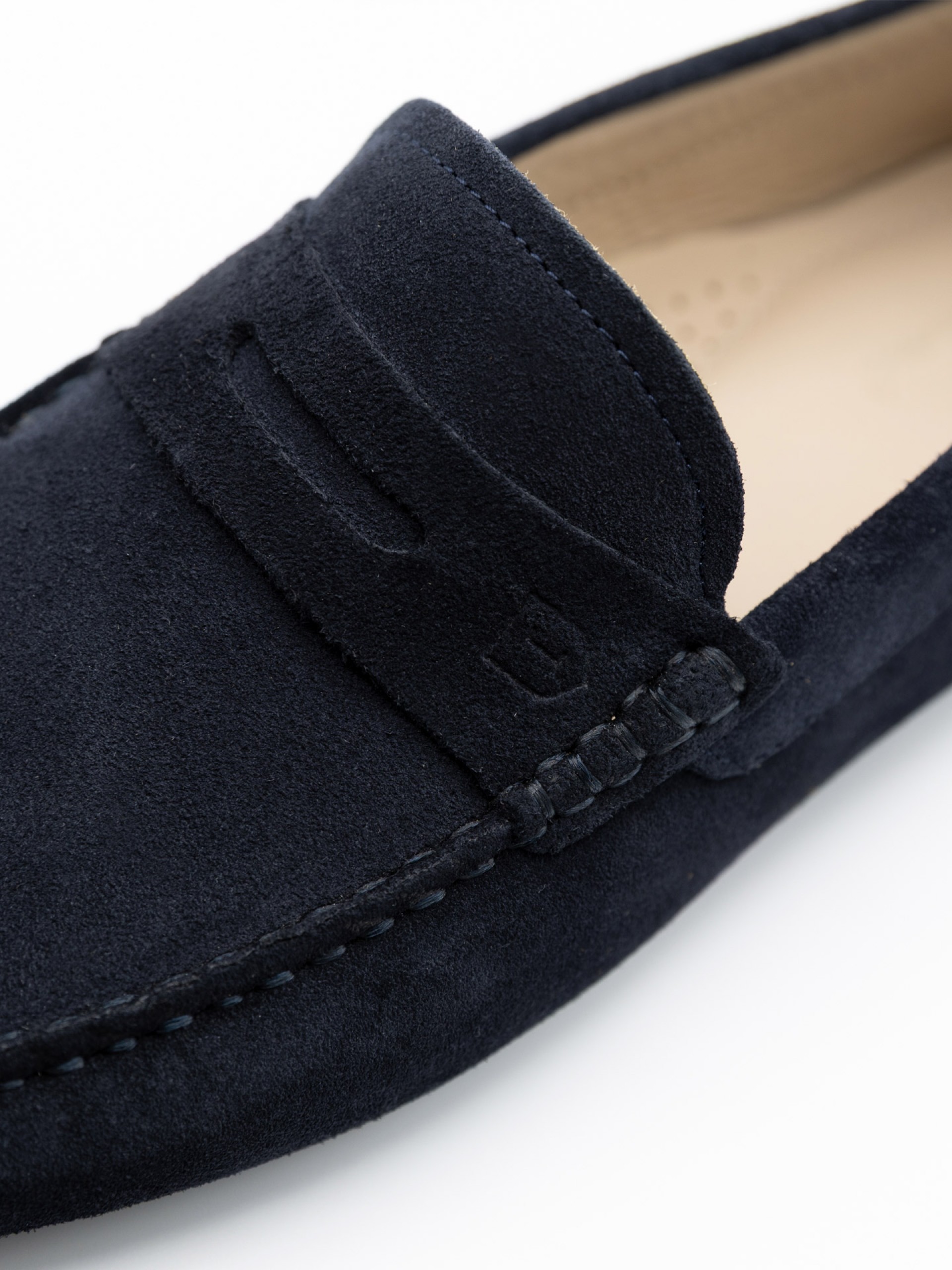 Mocassin casual de pele