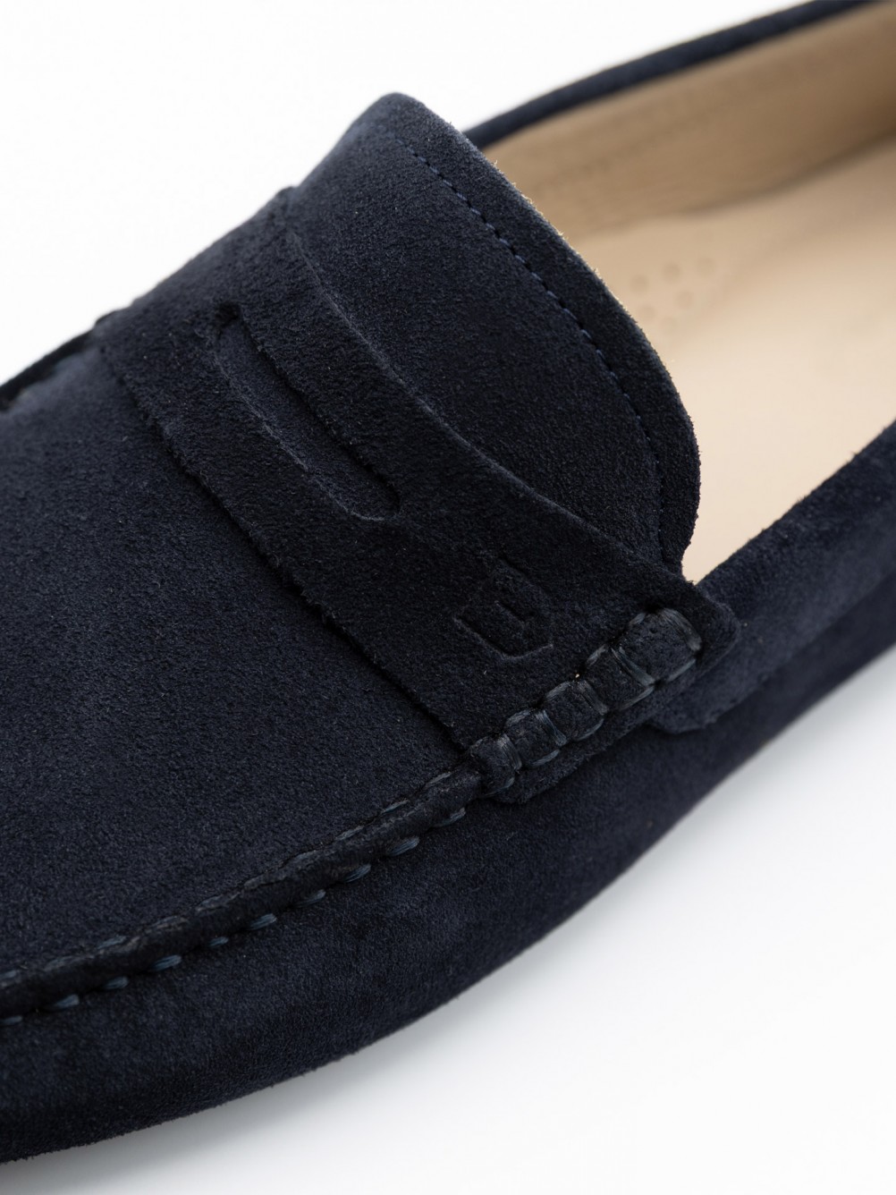 Mocassin casual de pele