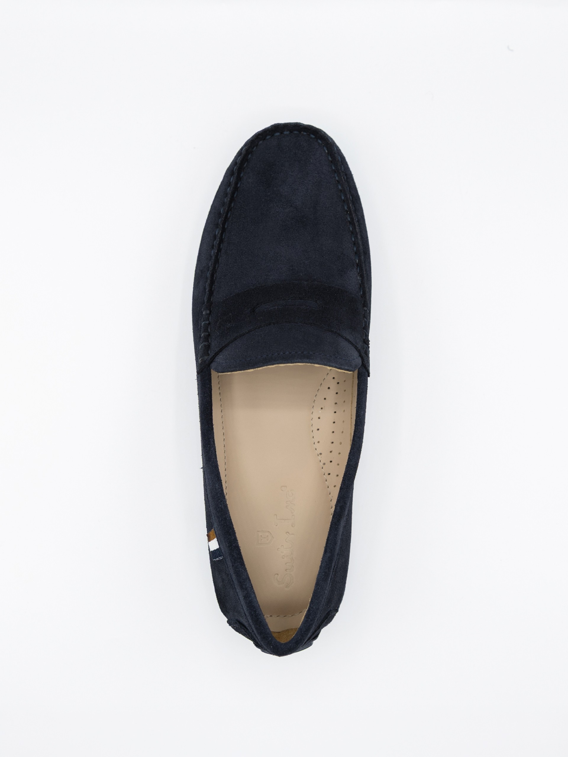 Mocassin casual de pele