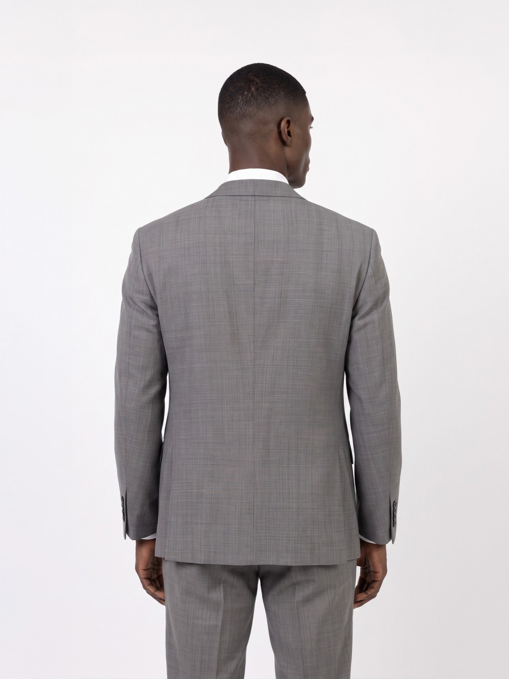 Fato de micro padrão regular fit
