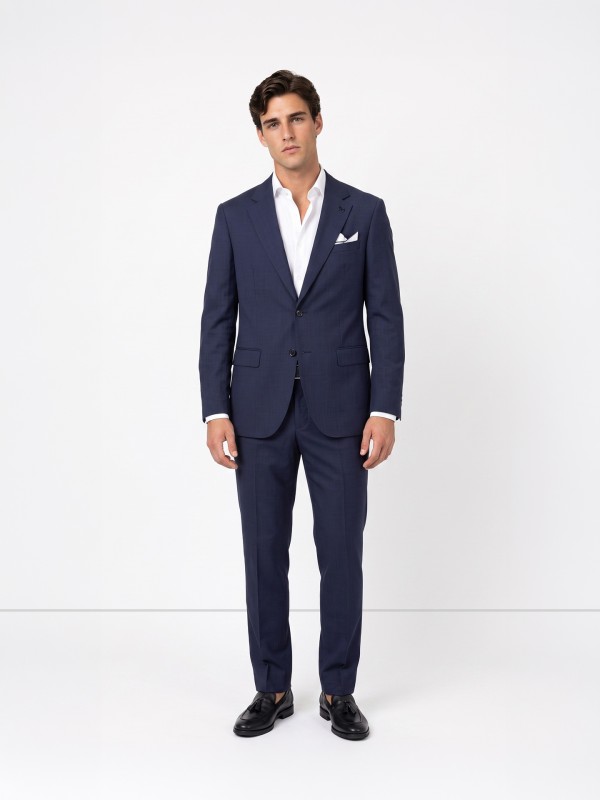 Fato de micro padr�o regular fit