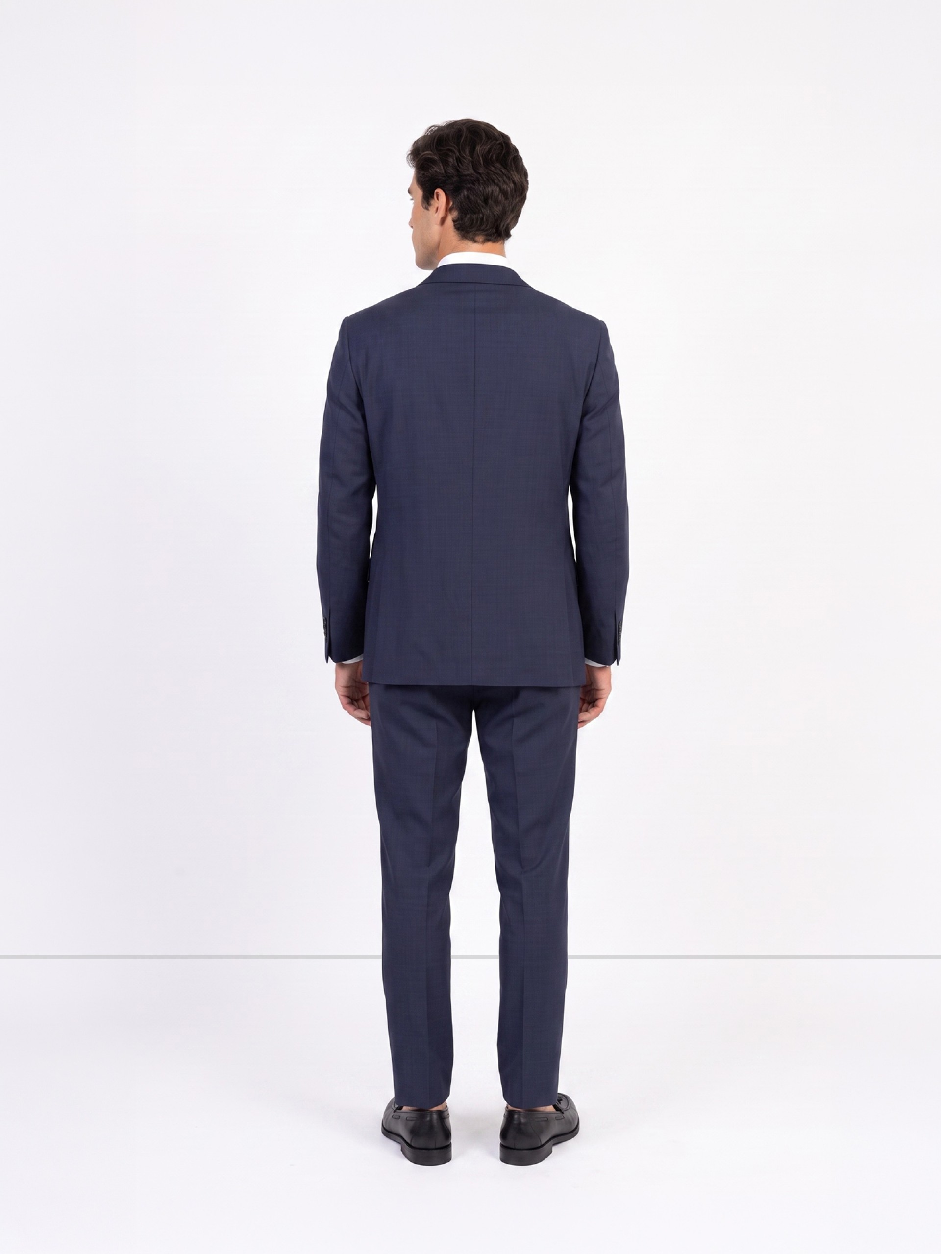 Fato de micro padrão regular fit