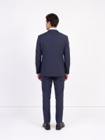 Fato de micro padrão regular fit Fato de micro padrão regular fit