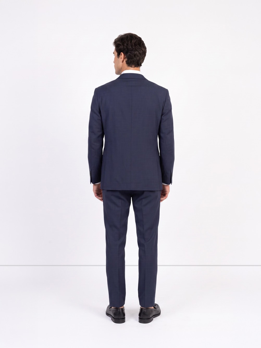 Fato de micro padrão regular fit