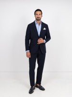 Fato liso slim fit com l�