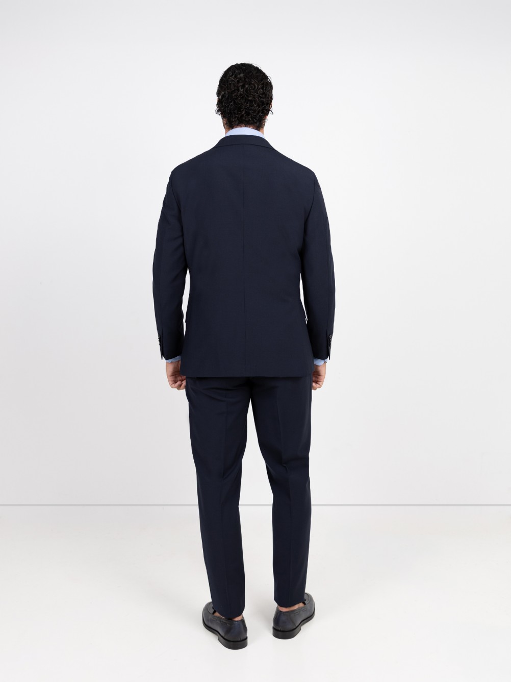 Fato liso slim fit com l�