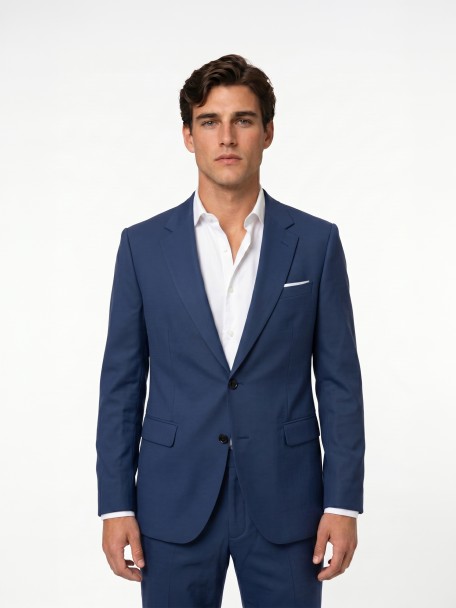 Micro-pattern slim fit suit Micro-pattern slim fit suit