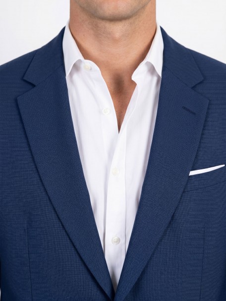 Micro-pattern slim fit suit Micro-pattern slim fit suit