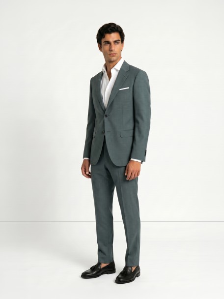 Traje de micro patrón slim fit Traje de micro patrón slim fit