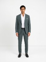 Micro-pattern slim fit suit Micro-pattern slim fit suit