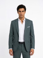 Micro-pattern slim fit suit Micro-pattern slim fit suit