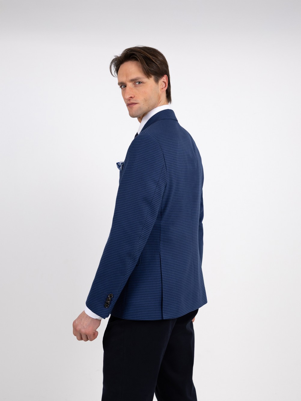 Blazer de micro padrão
