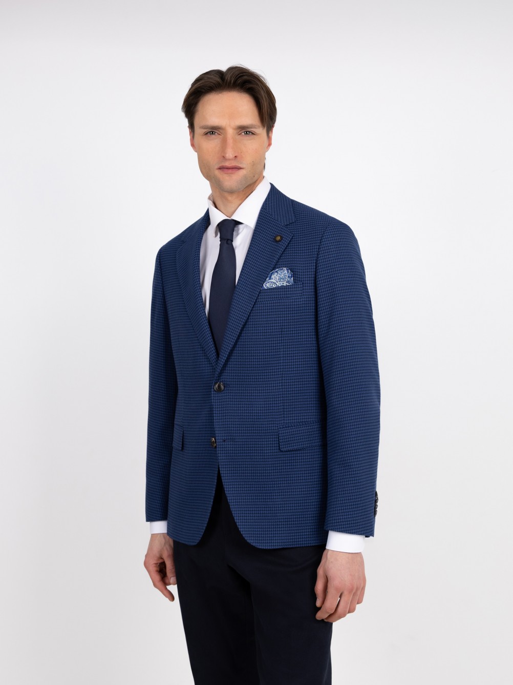 Blazer de micro padrão