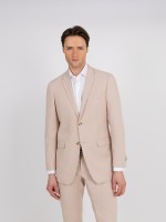 Fato de micro padr�o slim fit