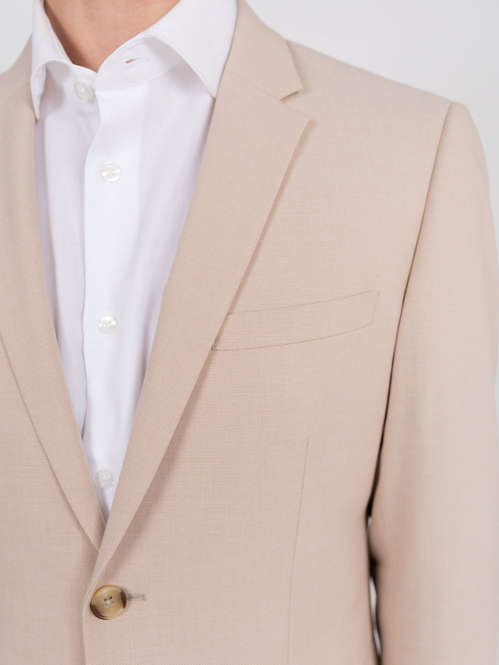Fato de micro padr�o slim fit