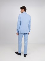 Fato de micro padr�o slim fit