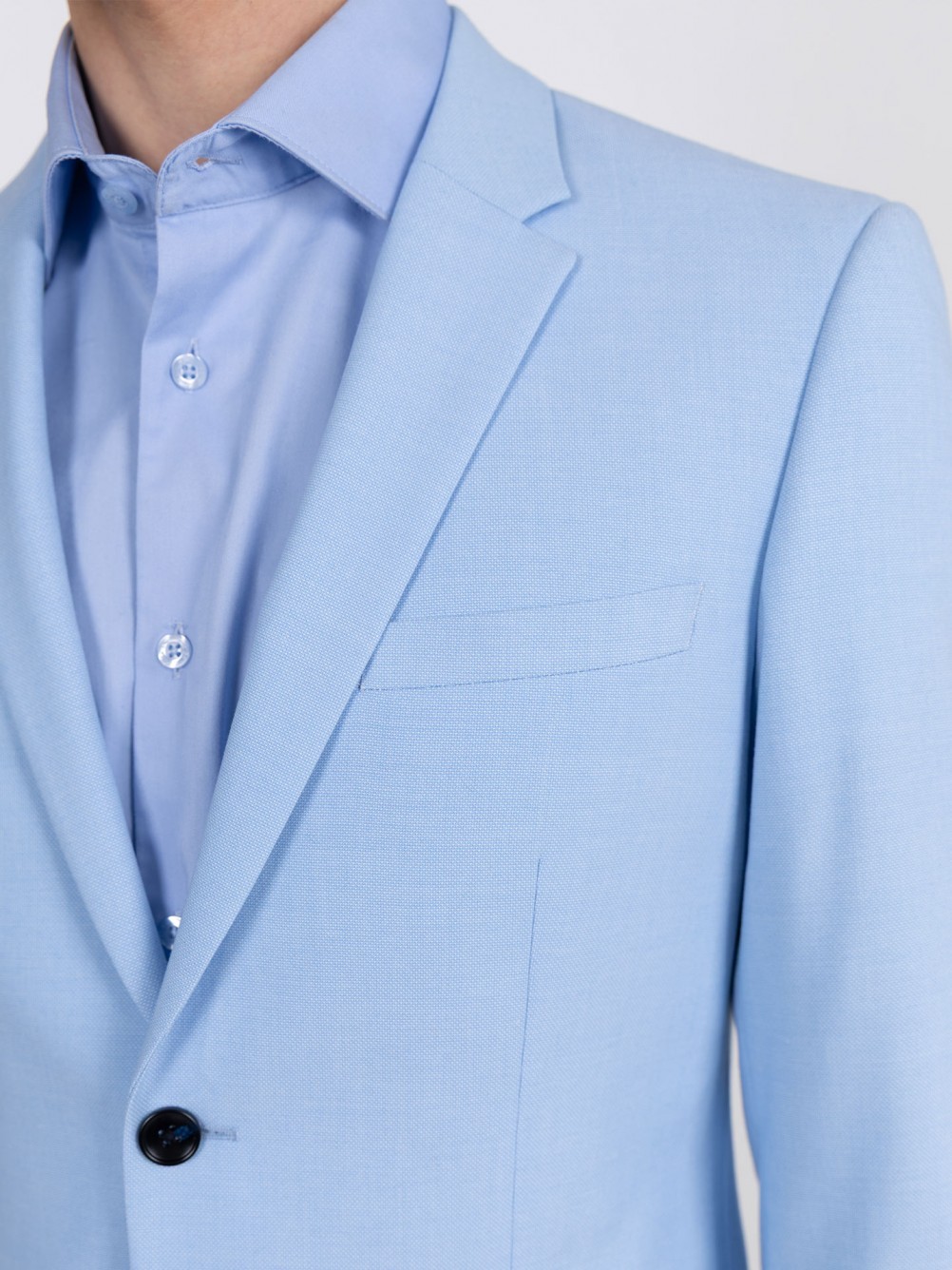 Fato de micro padr�o slim fit