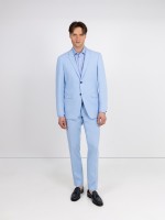 Fato de micro padr�o slim fit