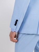 Fato de micro padr�o slim fit