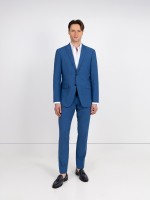 Fato de micro padr�o slim fit