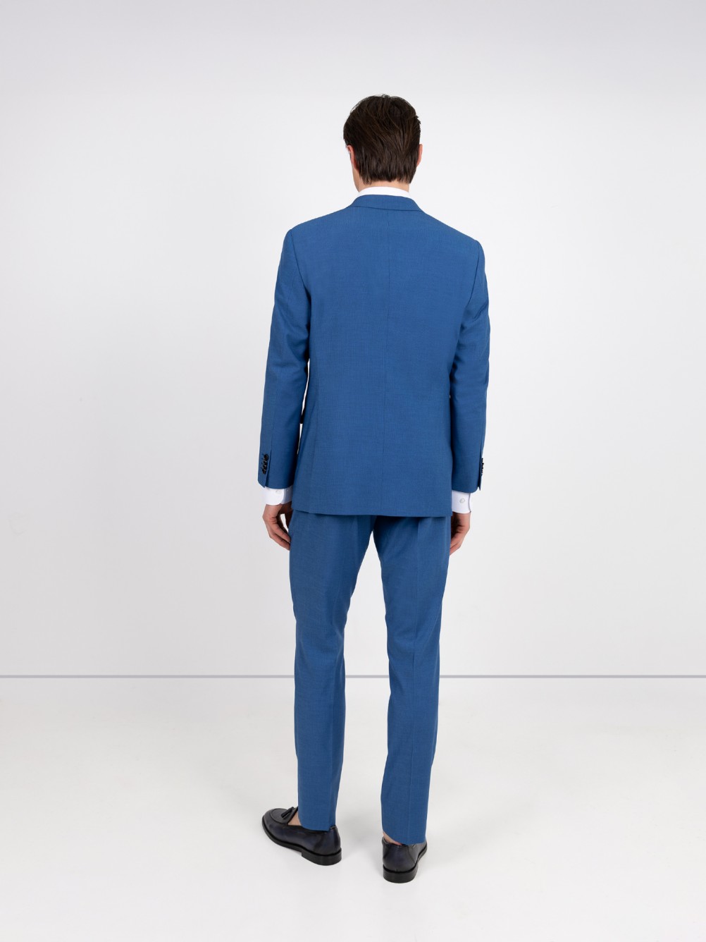 Fato de micro padr�o slim fit
