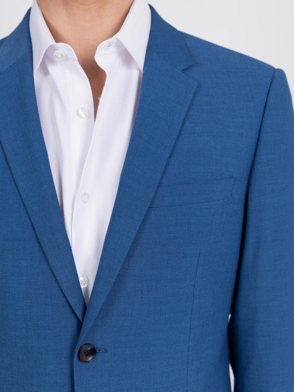 Fato de micro padr�o slim fit