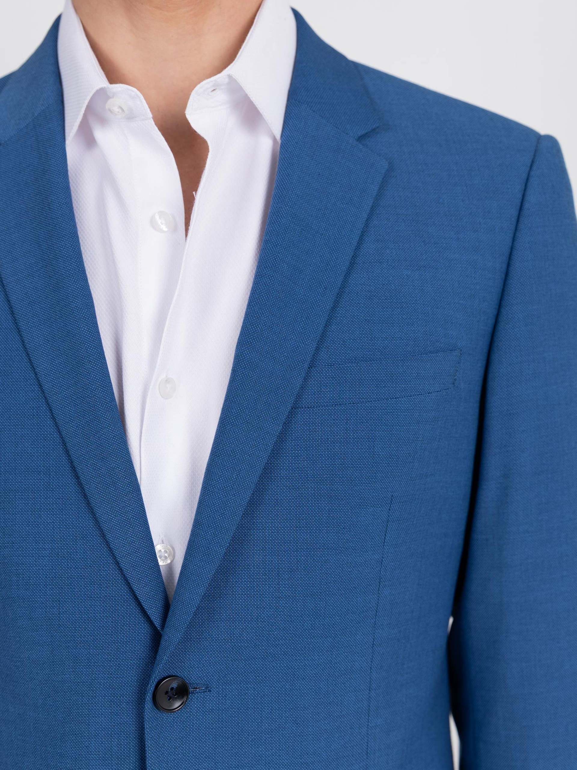 Fato de micro padrão slim fit