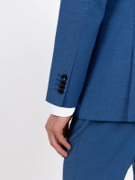Fato de micro padr�o slim fit
