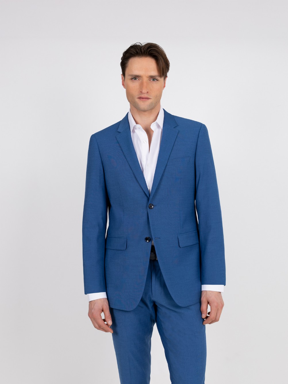 Fato de micro padr�o slim fit