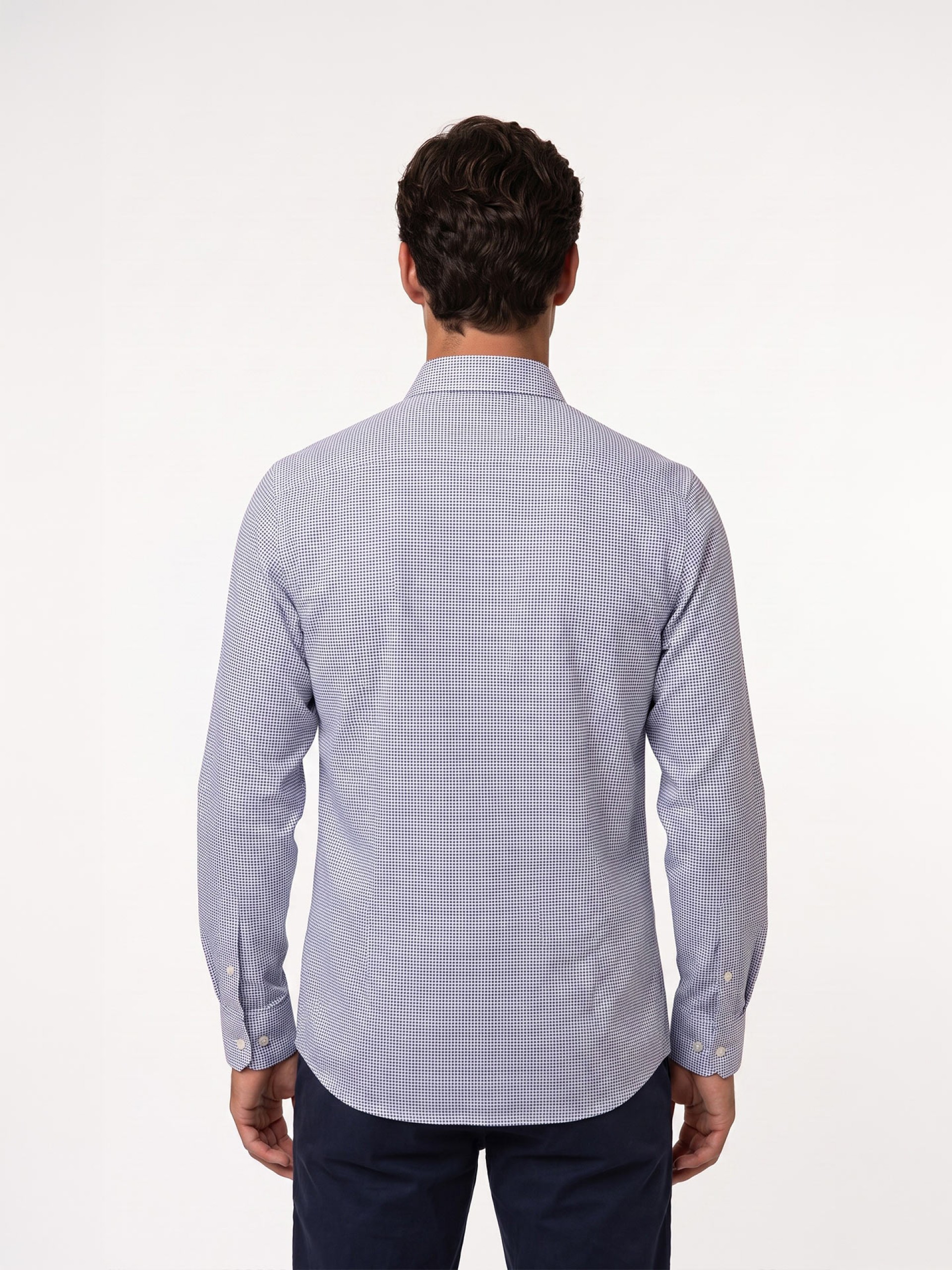 Camisa com padrão 100% algodão