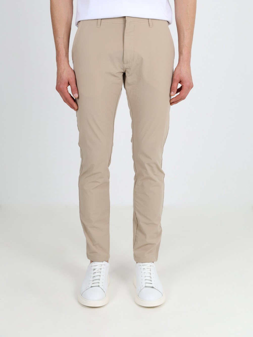 Tech nylon chino pants