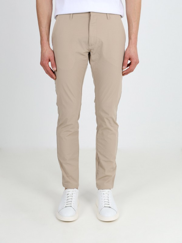 Tech nylon chino pants