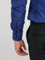 Camisa cl�ssica lisa slim fit