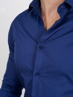 Camisa cl�ssica lisa slim fit