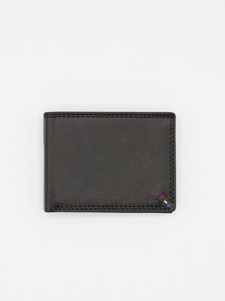 Carteira com compartimento para moedas