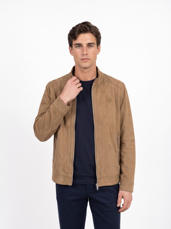 Blus�o efeito camur�a