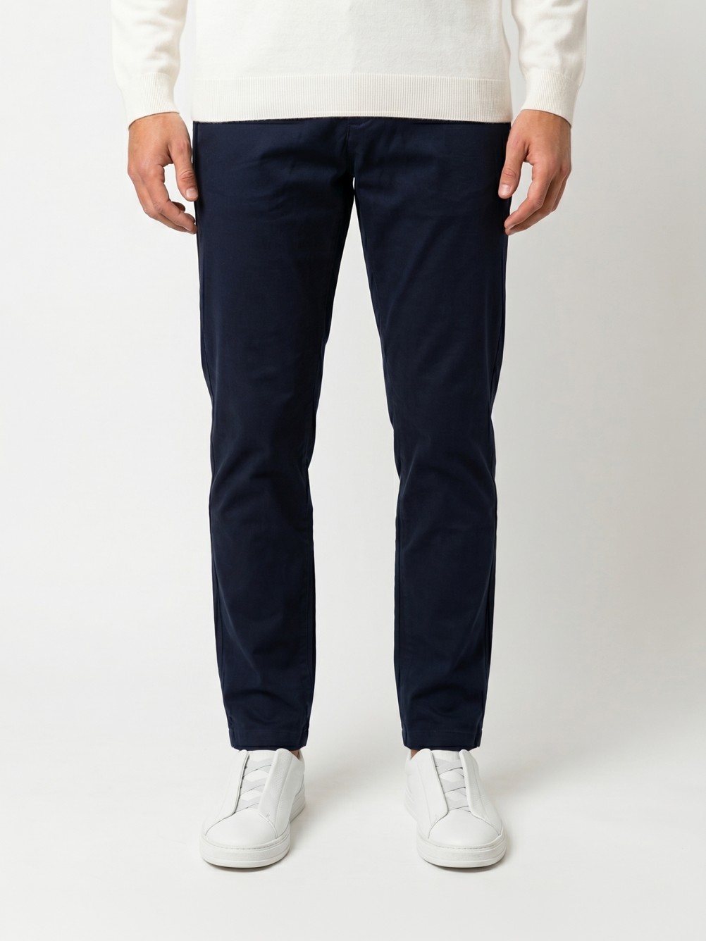 Pantalones chinos de algodón elástico
