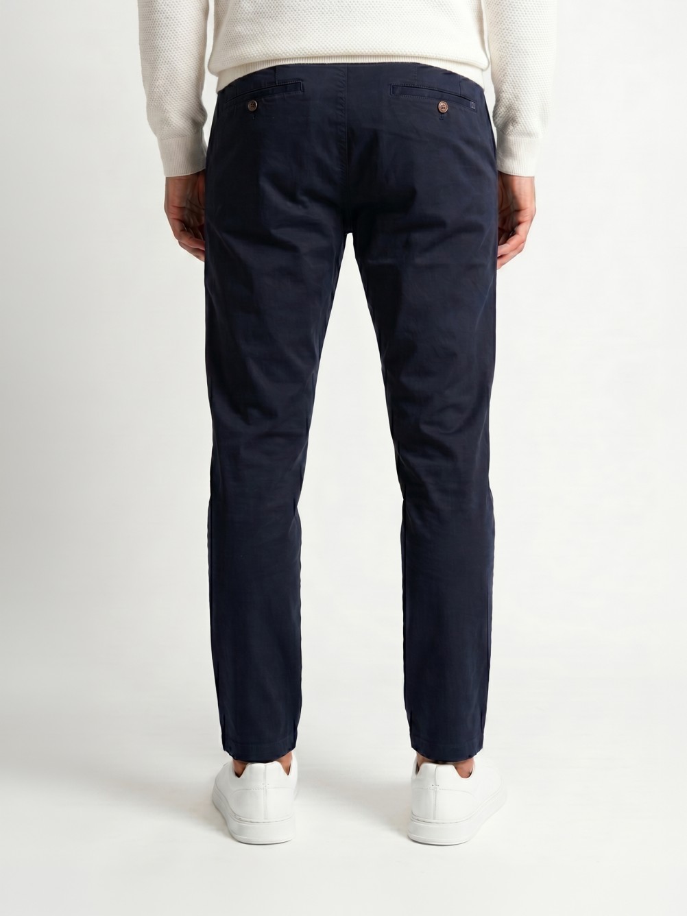 Pantalones chinos de algodón elástico