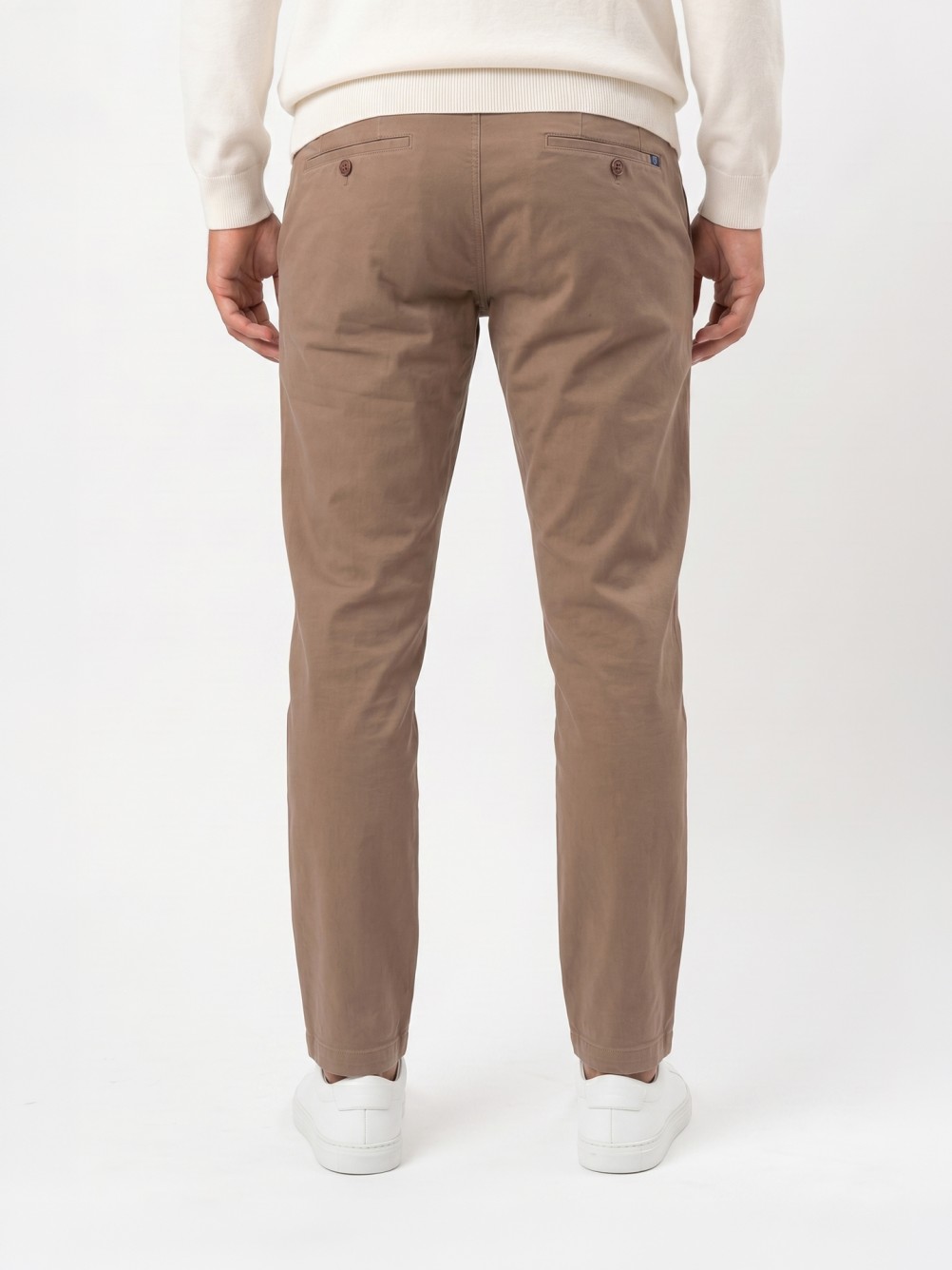 Pantalones chinos de algodón elástico