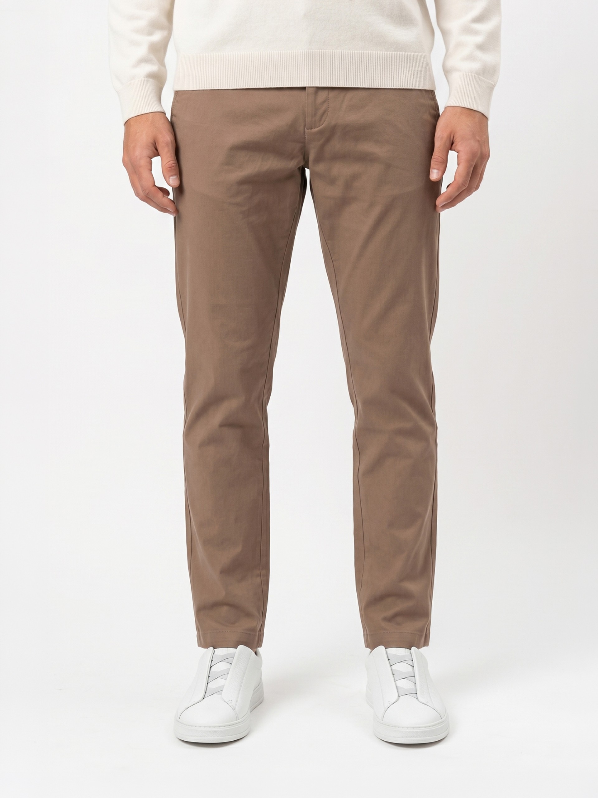 Pantalones chinos de algodón elástico