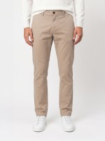 Pantalones chinos de algod�n el�stico