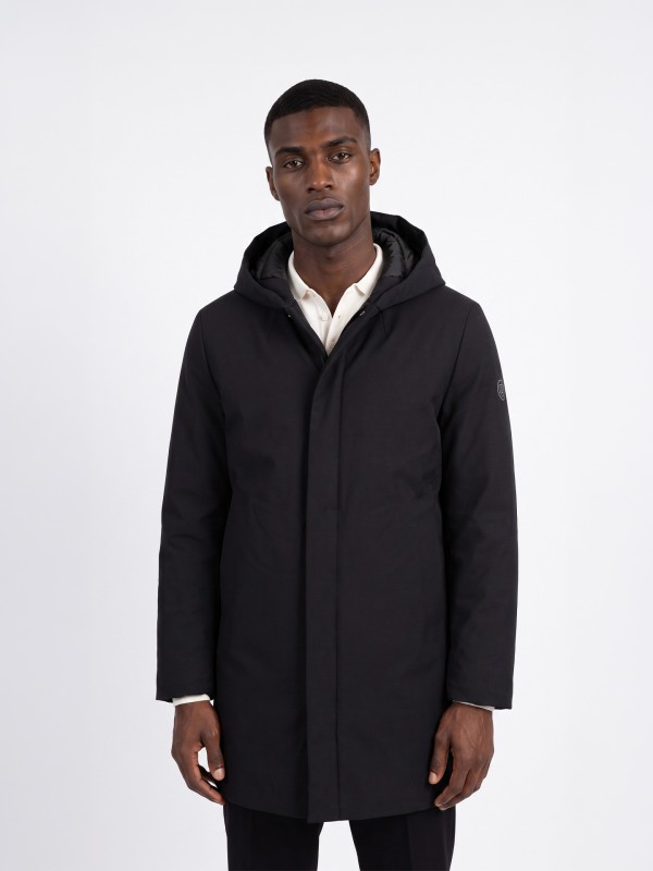 Parka t�cnica com capuz