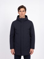 Parka técnica com capuz Parka técnica com capuz