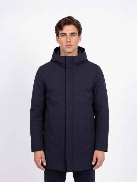 Parka t�cnica com capuz