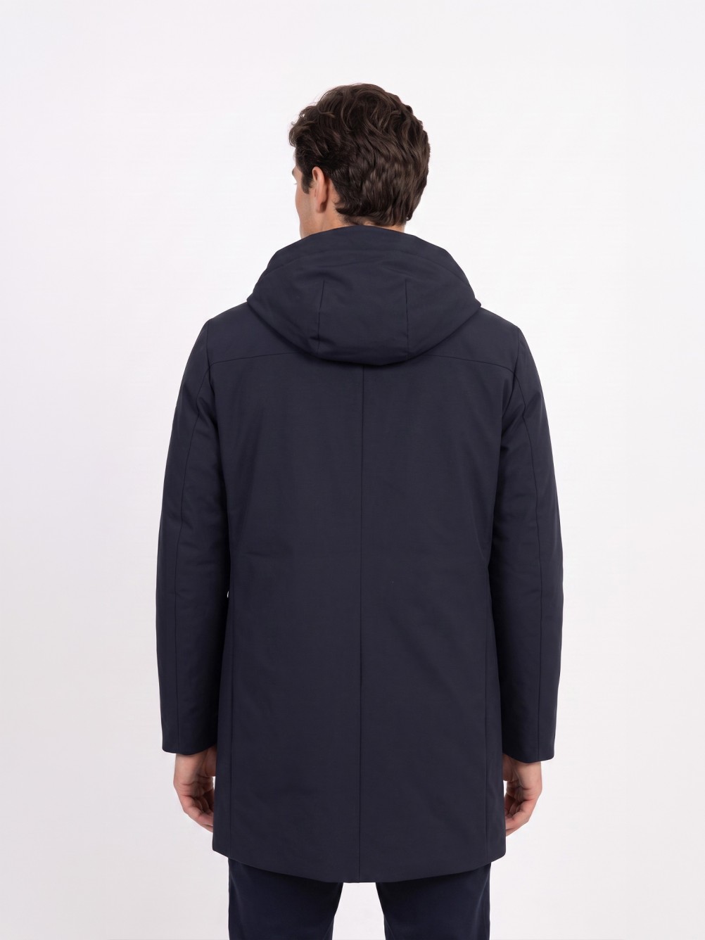 Parka t�cnica com capuz